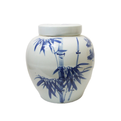 Wazon Ceramiczny Dzban z pokrywką Ręcznie malowany